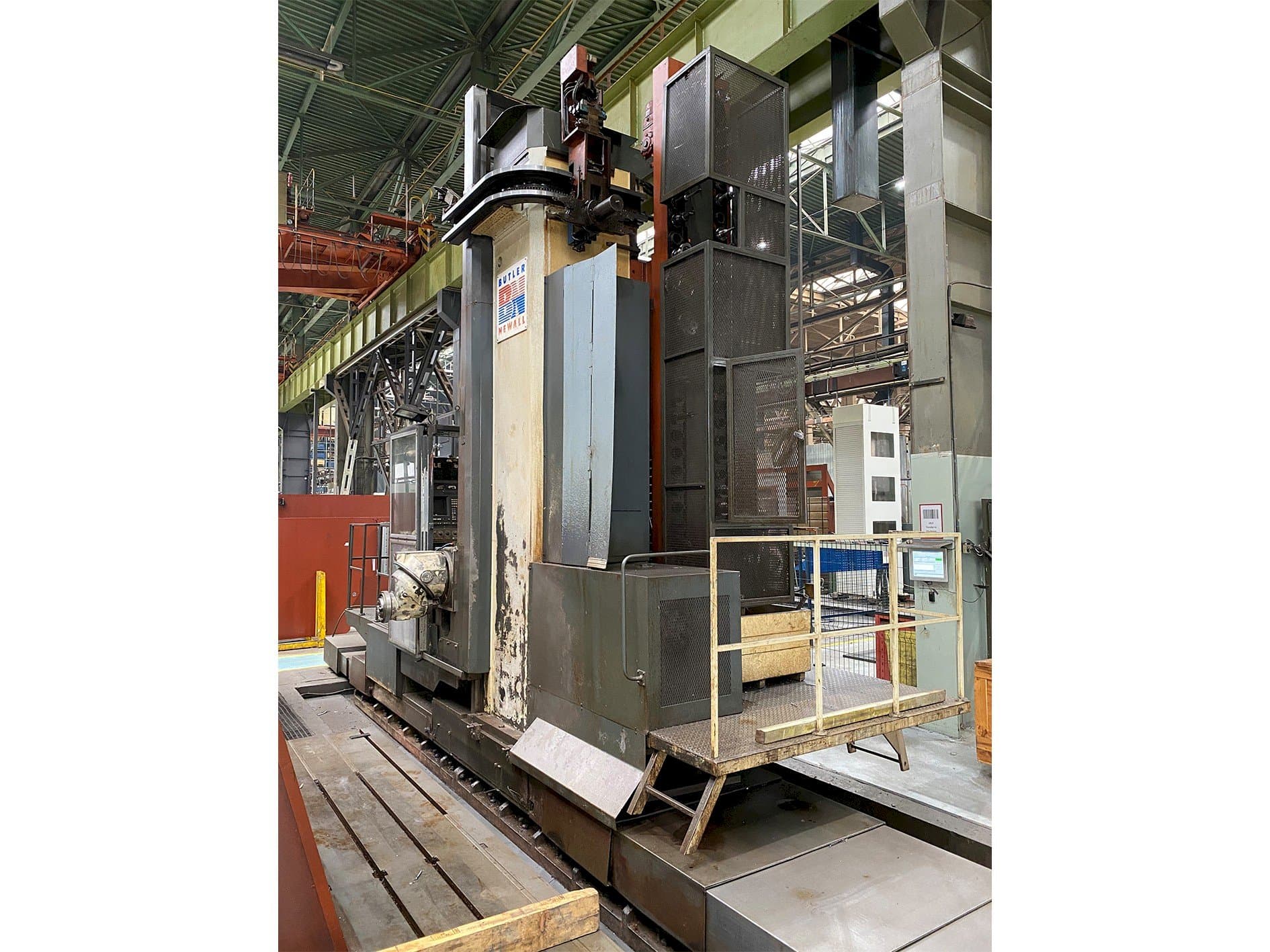 Vooraanzicht  van Butler Elgamill  machine