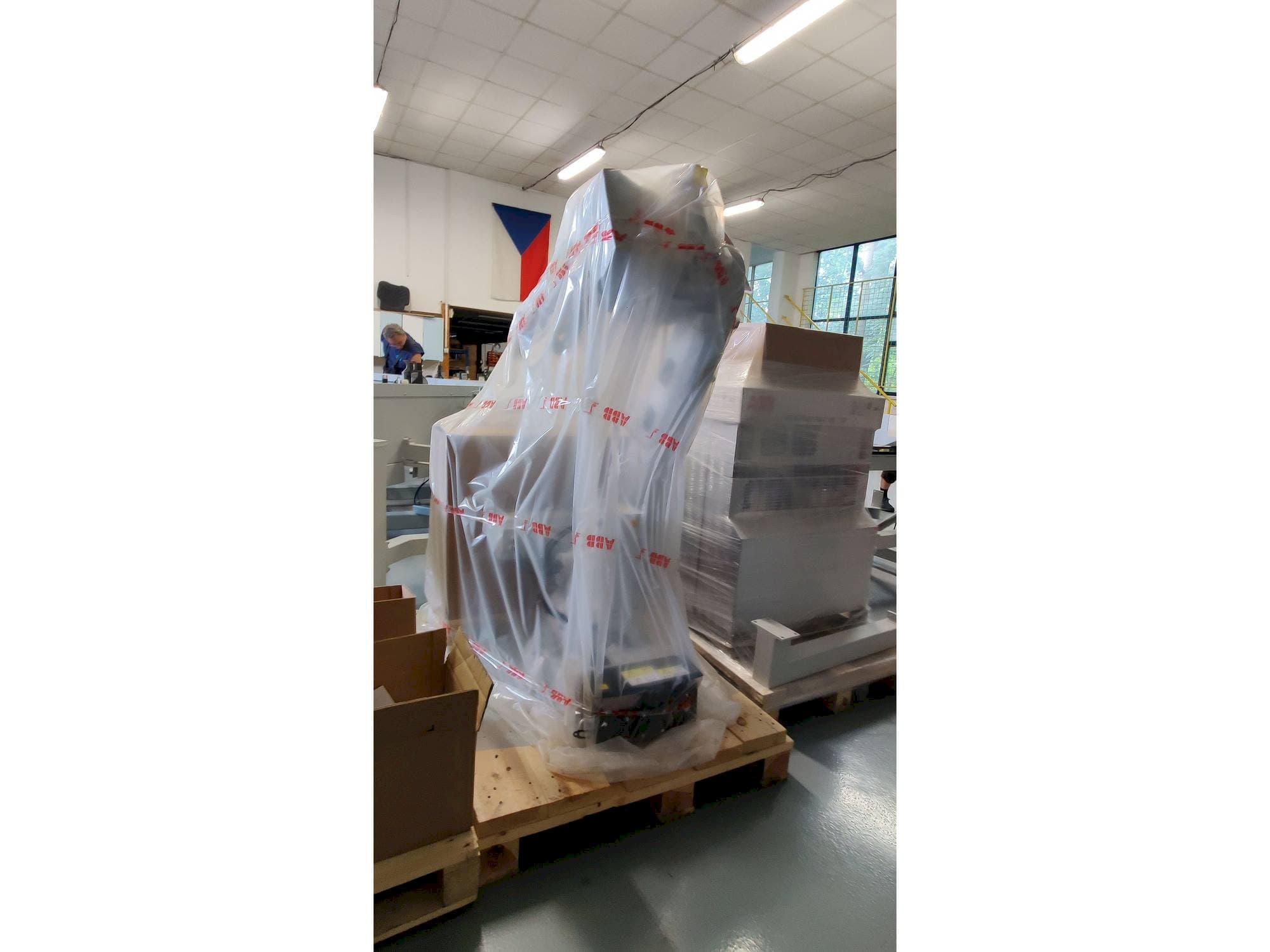 Vooraanzicht  van ABB IRB 4600  machine