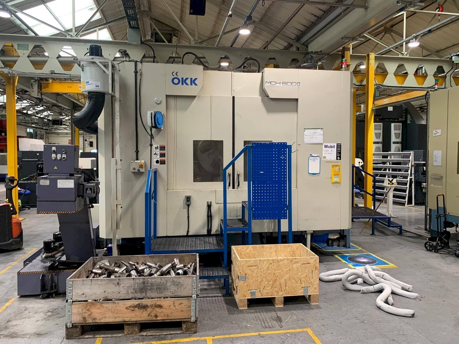 Vooraanzicht  van OKK MCH 800II  machine