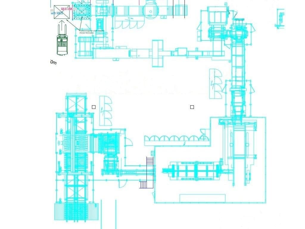 Vooraanzicht  van TORWEGGE TG2 Parquet production line  machine