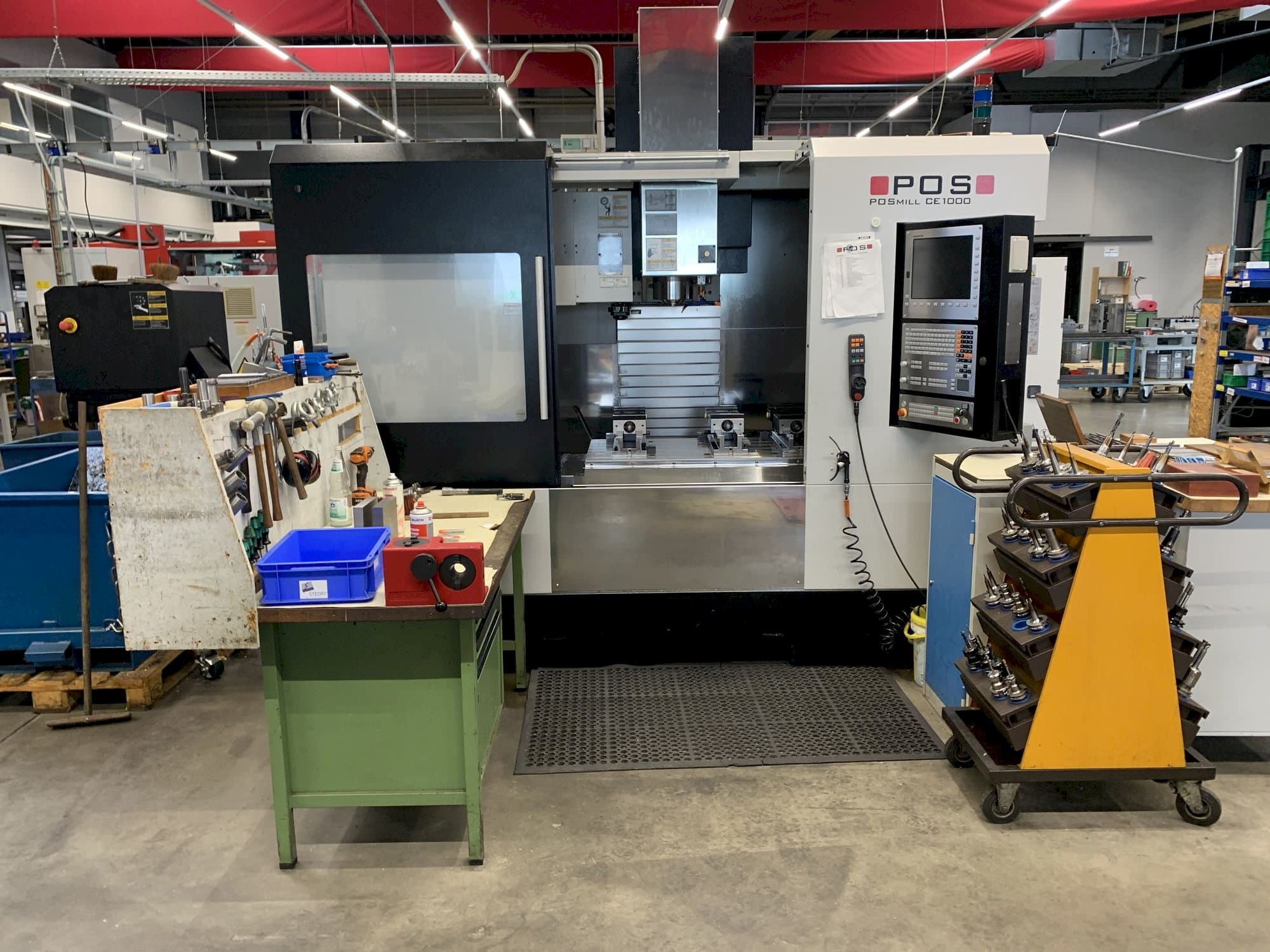 Vooraanzicht  van POSmill CE 1000  machine