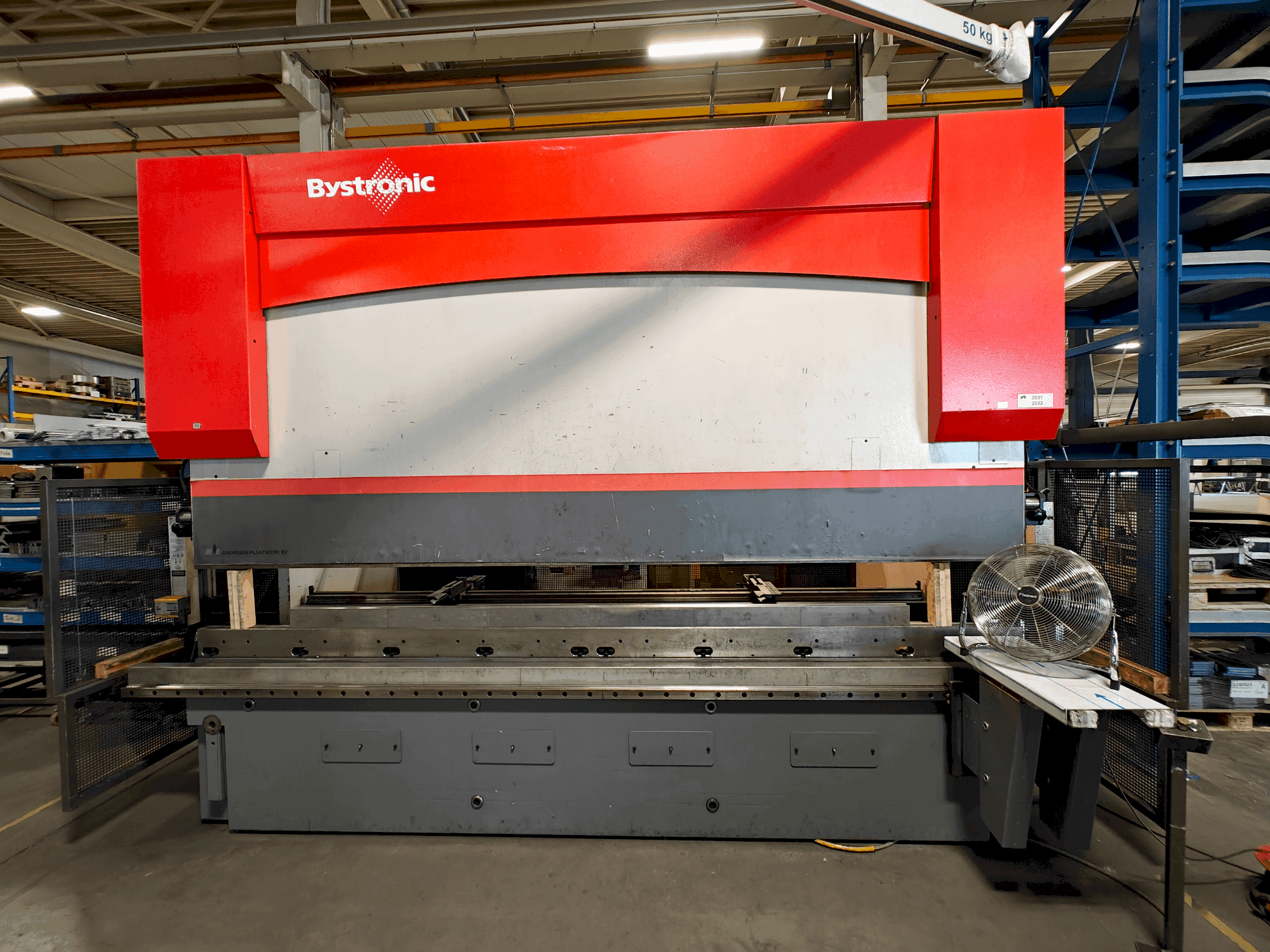 Vooraanzicht  van Bystronic PR 200x4100  machine