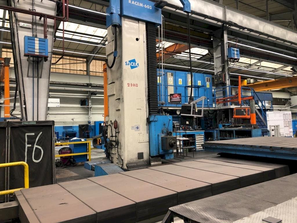 Vooraanzicht  van Sacem									 Racem-603  machine