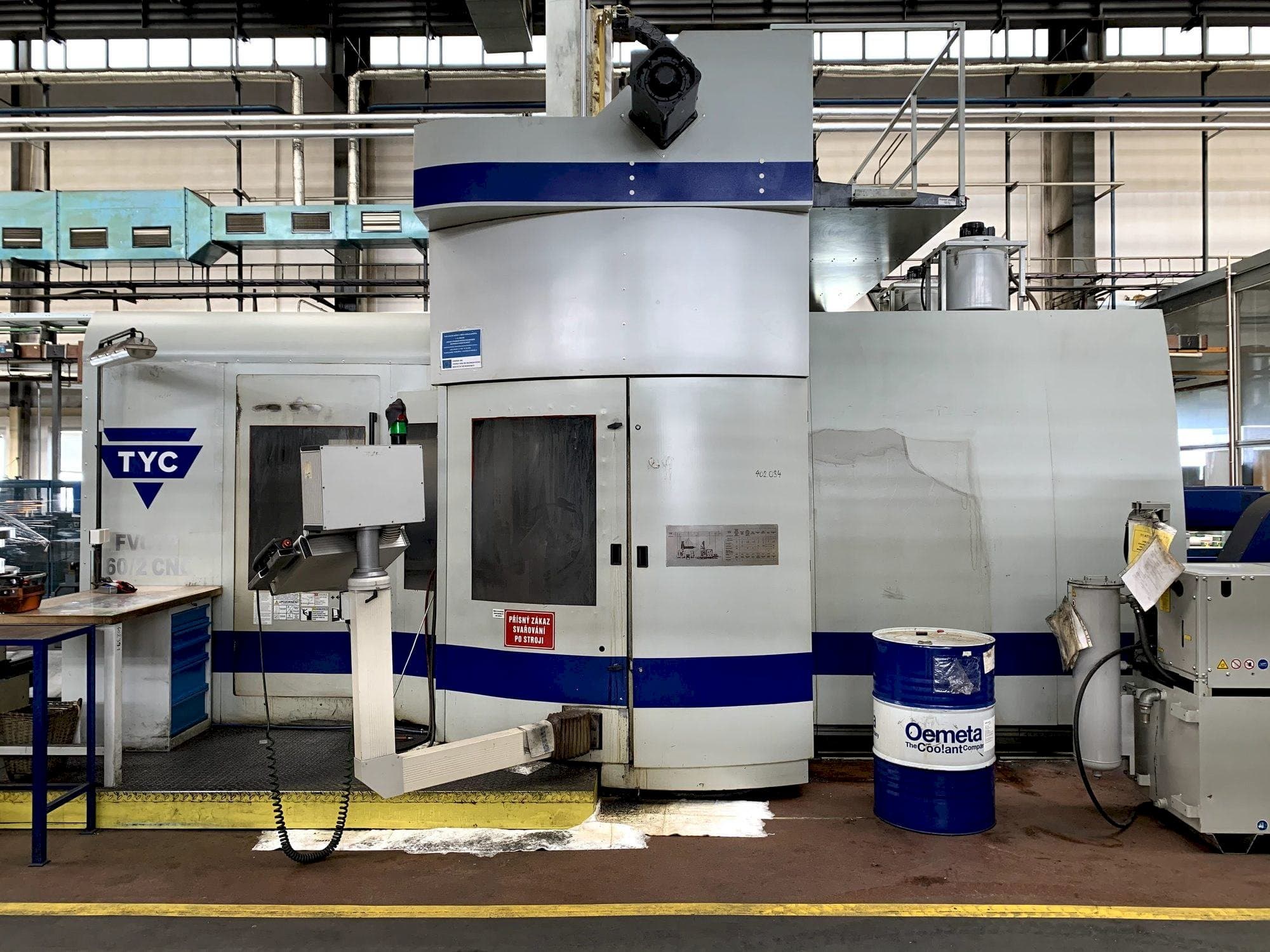 Vooraanzicht  van TYC FVCTP 160/2  machine