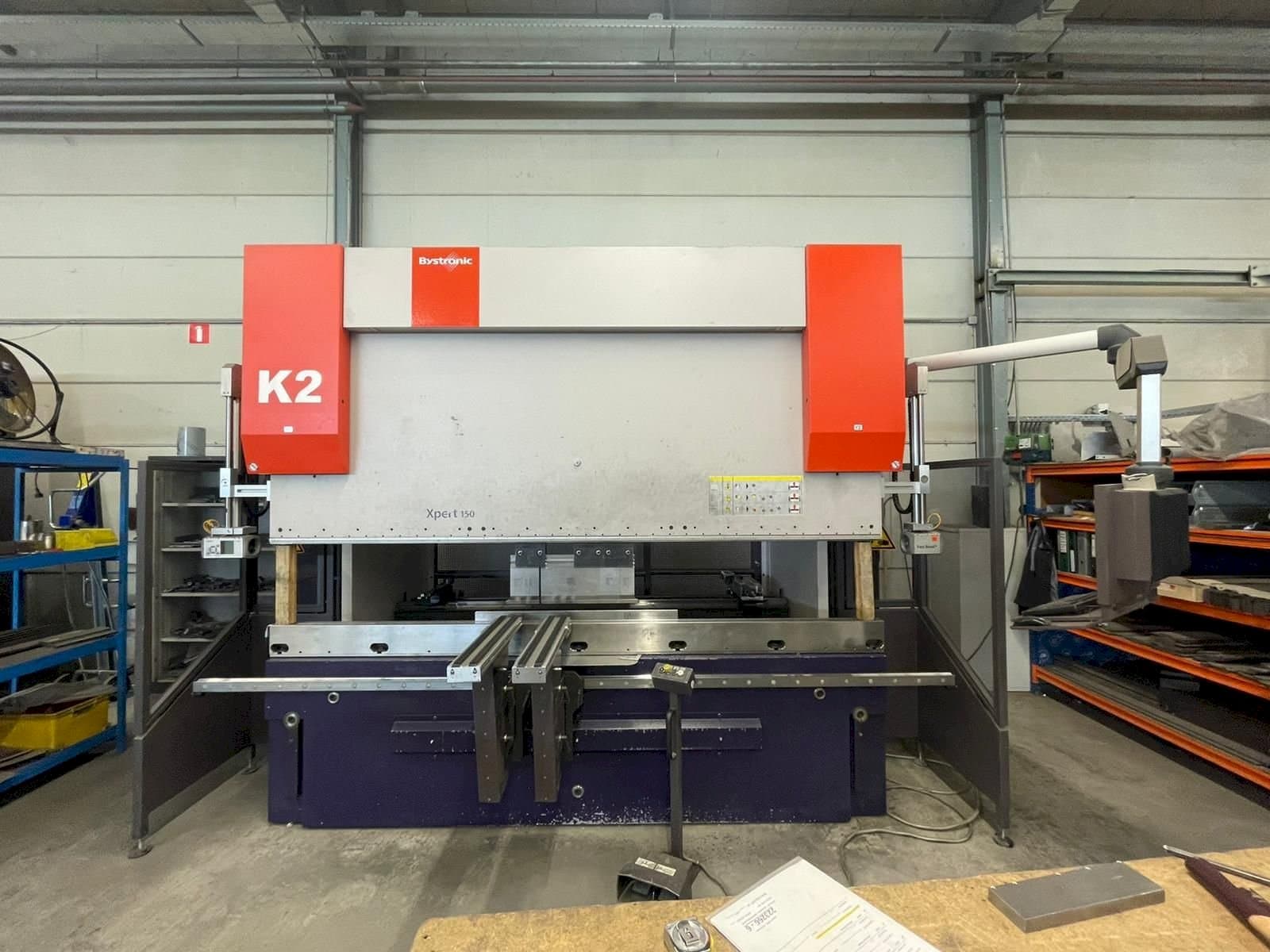 Vooraanzicht  van Bystronic Xpert 150 x 3100 K2  machine