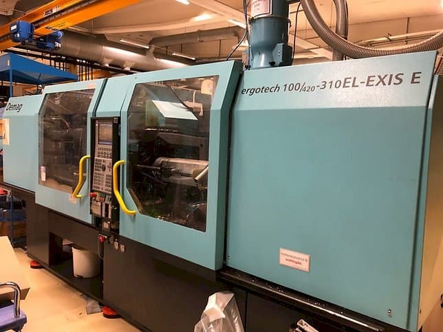 Vooraanzicht  van DEMAG Ergotech 100/420 - 310 EL-EXIS E  machine