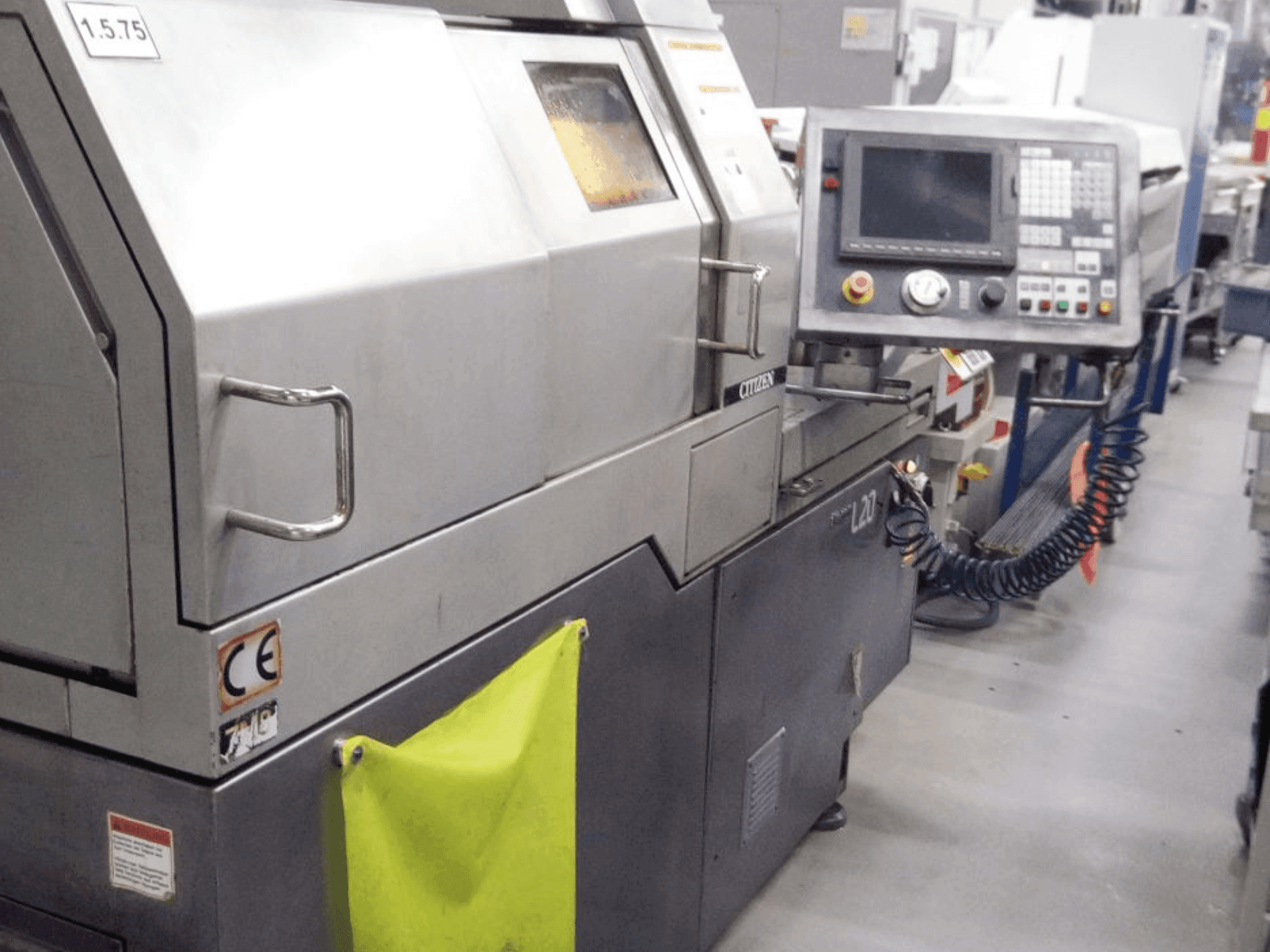 Vooraanzicht  van Citizen L720-Vlll  machine