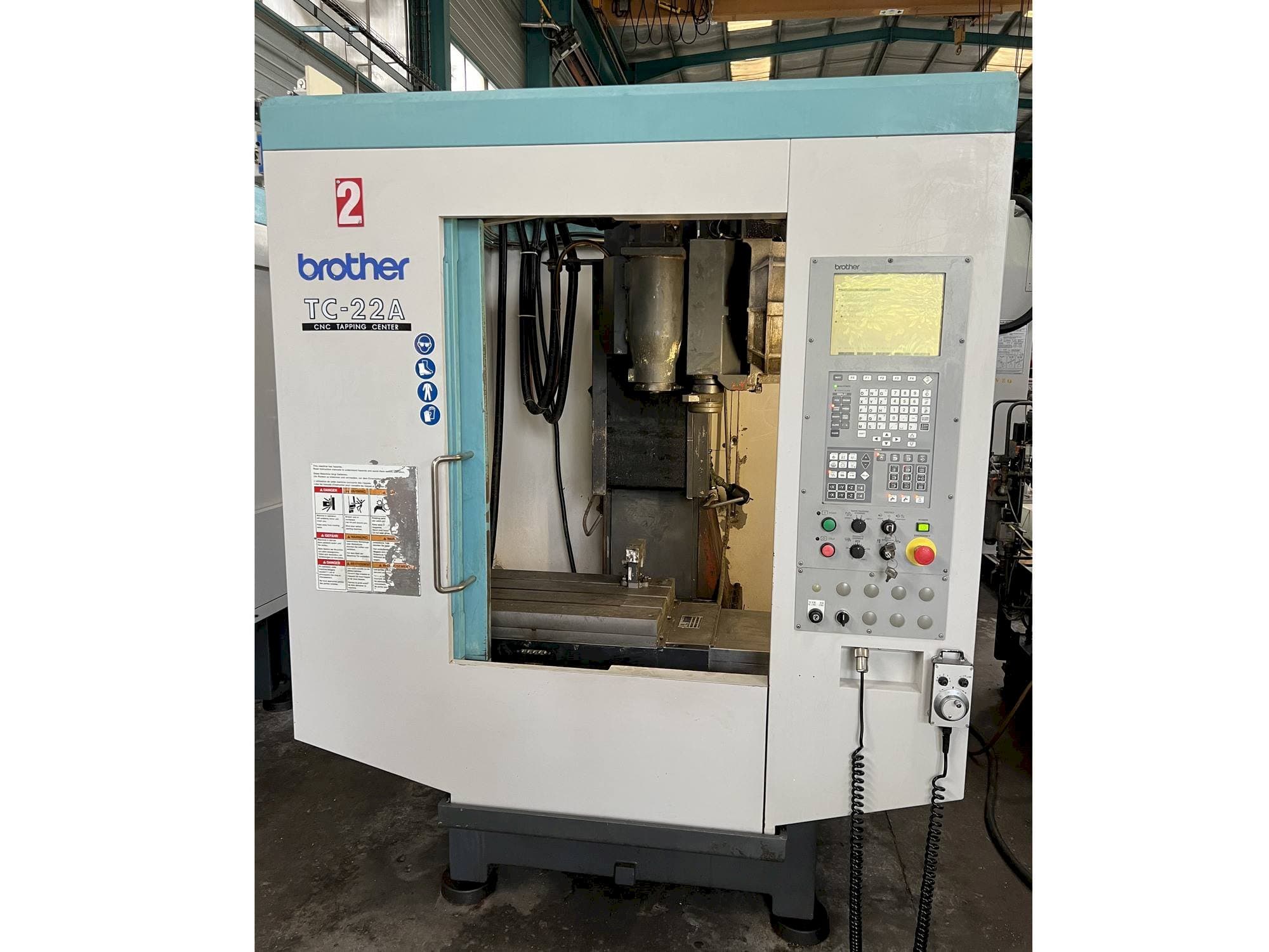 Vooraanzicht  van Brother TC-22A  machine