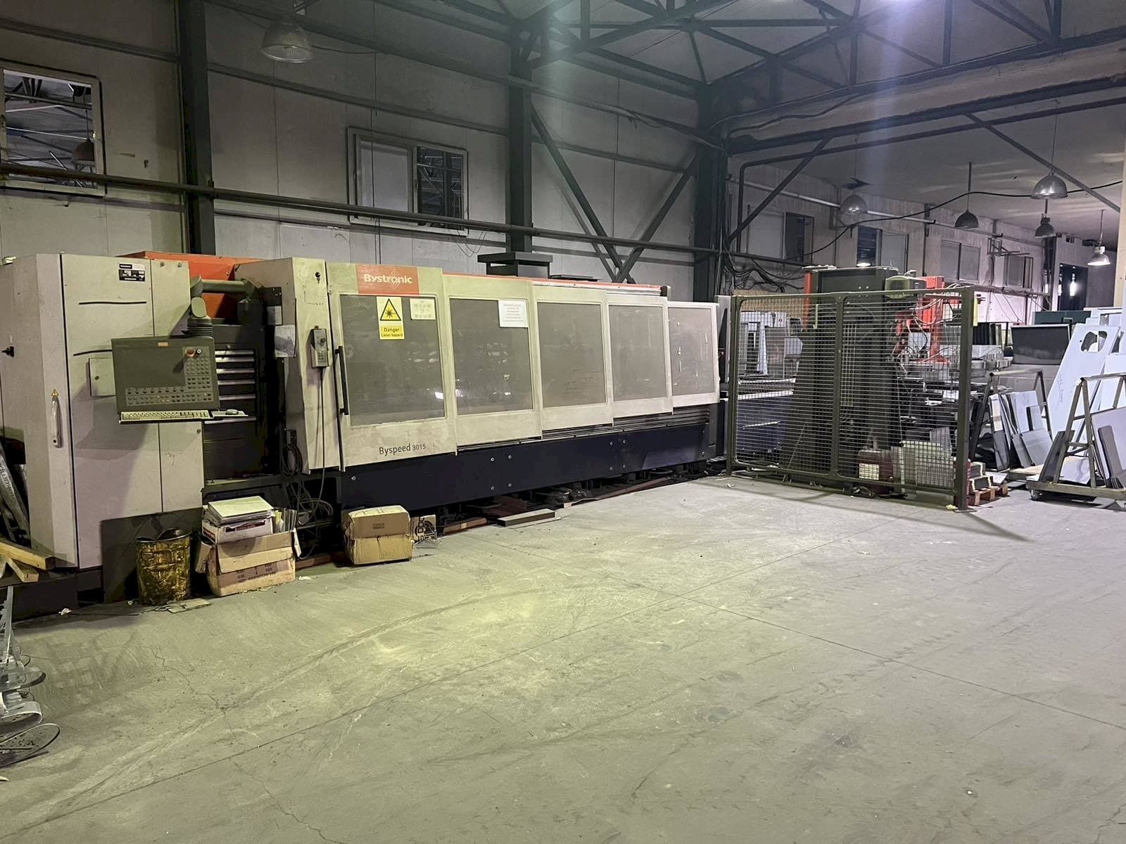 Vooraanzicht  van Bystronic Byspeed 3015  machine