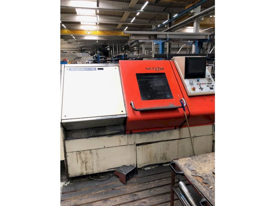 Vooraanzicht  van Gildemeister NEF CT 40  machine