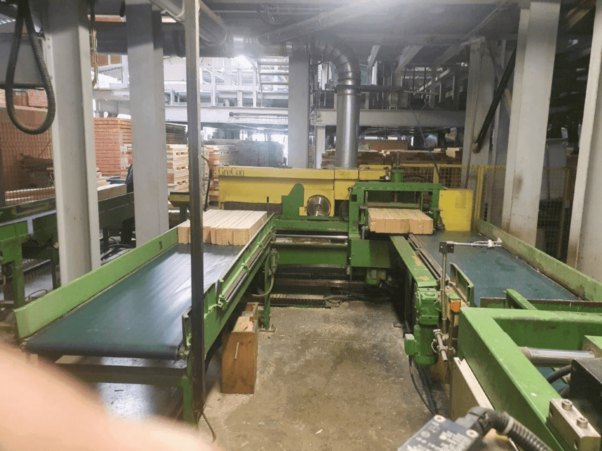 Vooraanzicht  van Grecon Dimter FDL-F 205/600/500  machine