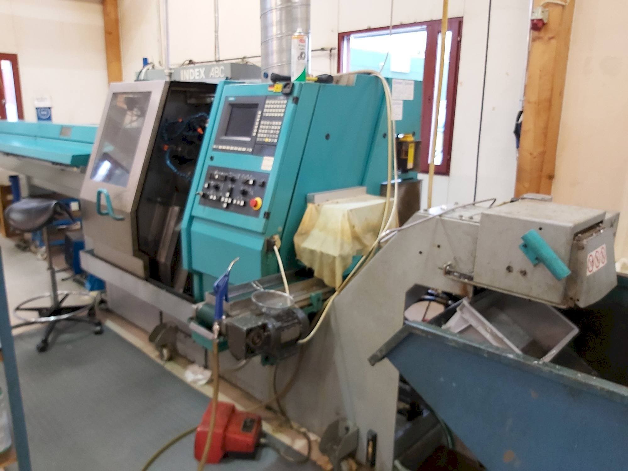 Vooraanzicht  van Index ABC  machine