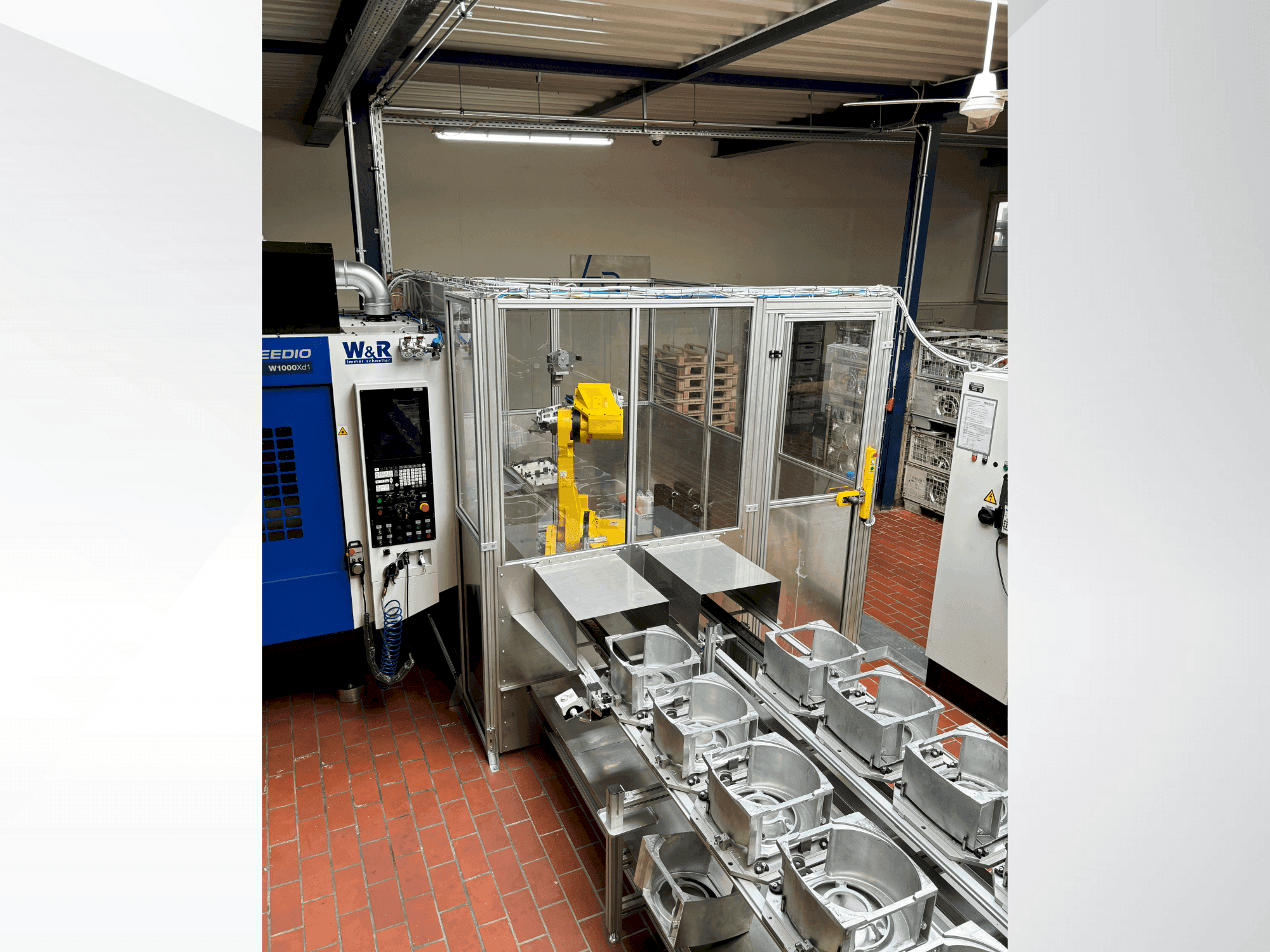 Vooraanzicht  van FANUC M710 iC 70  machine