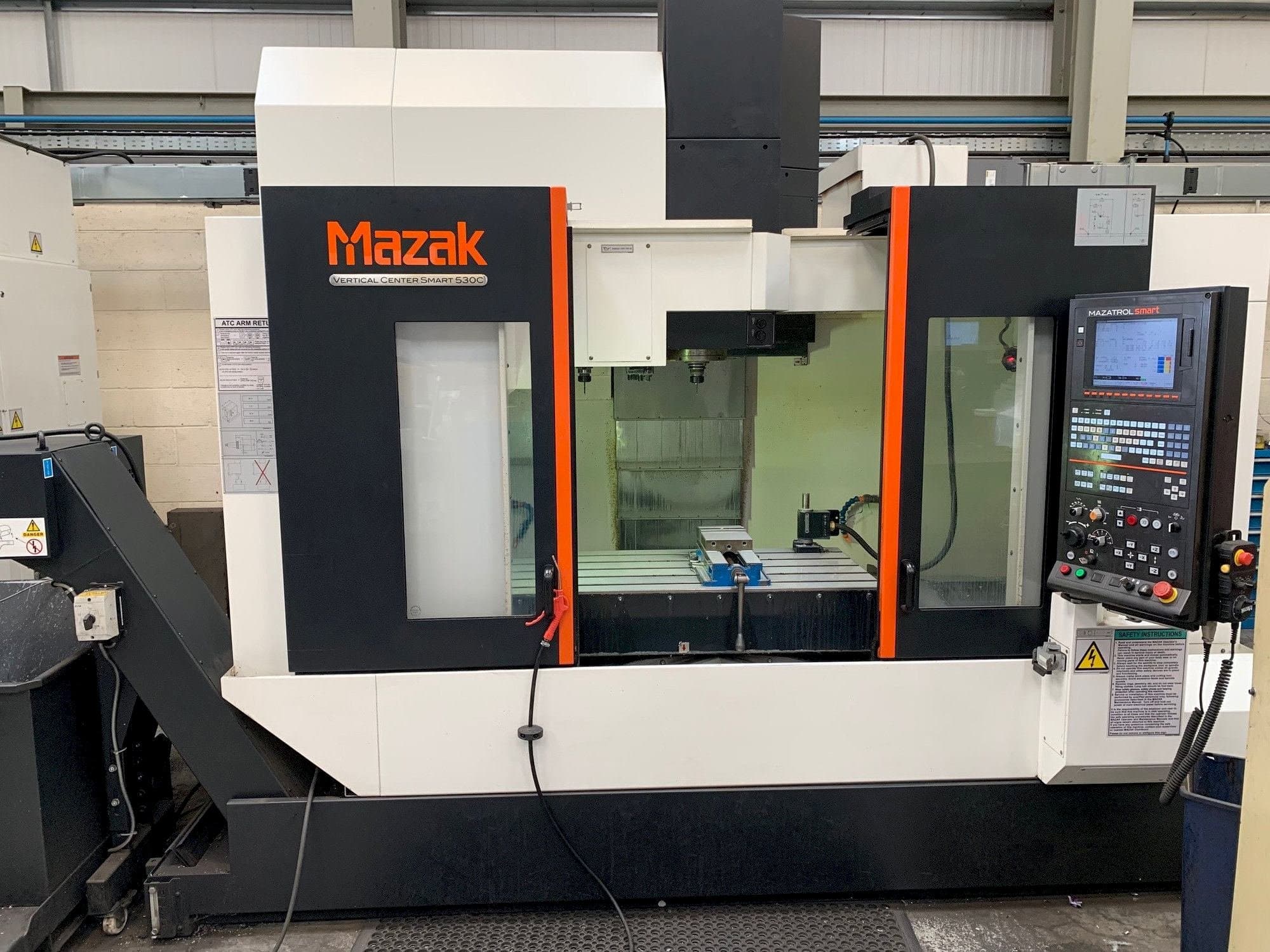 Vooraanzicht  van Mazak Smart 530C  machine