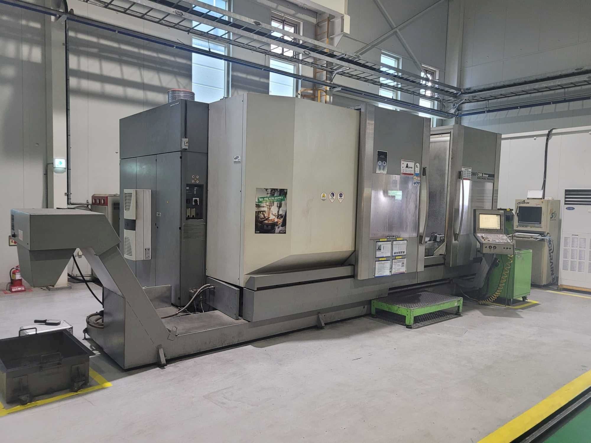 Linkerzijdeaanzicht  van DECKEL MAHO DMF 250 linear  machine