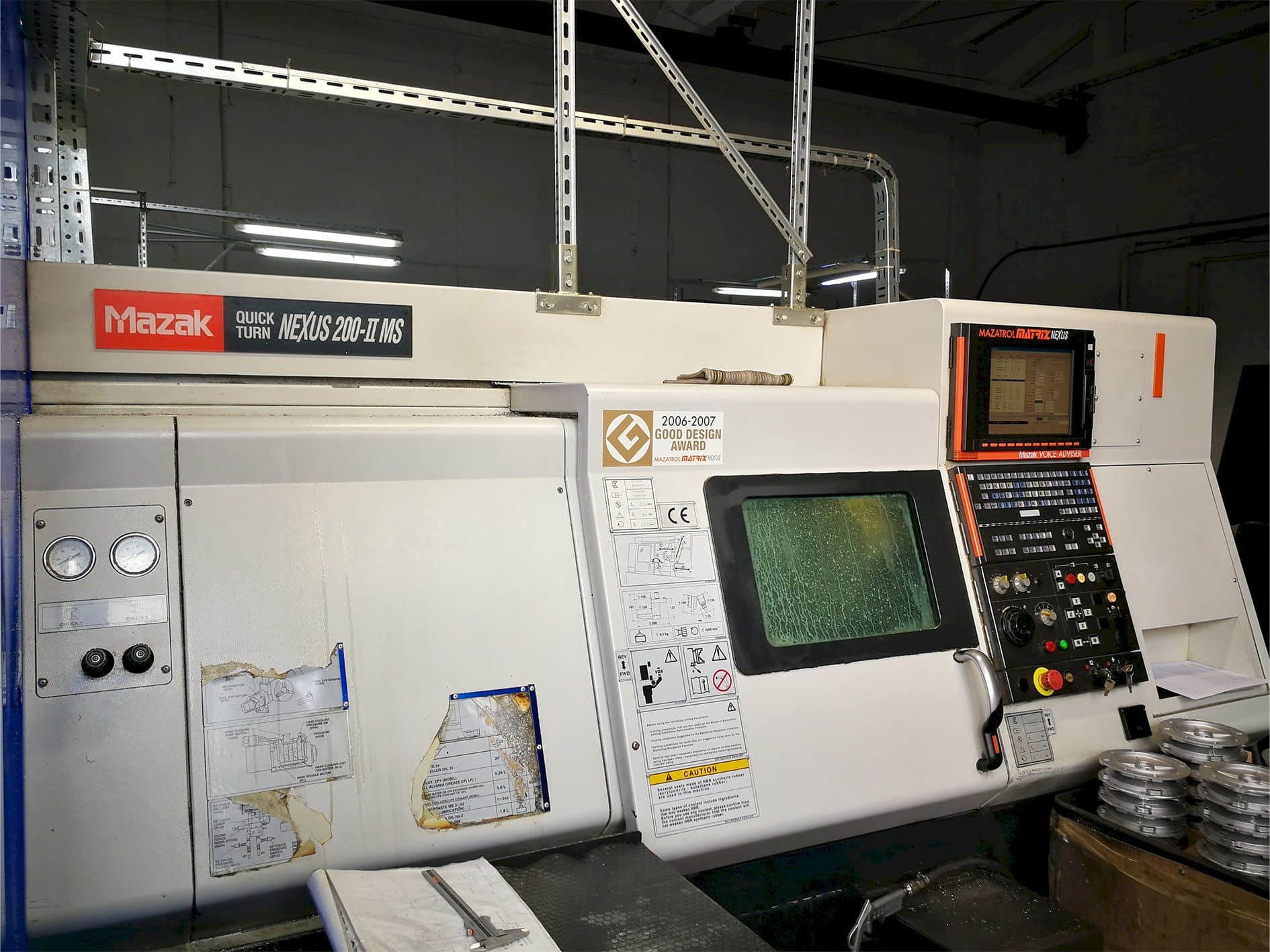Vooraanzicht  van Mazak Quick Turn Nexus 250-II MS  machine