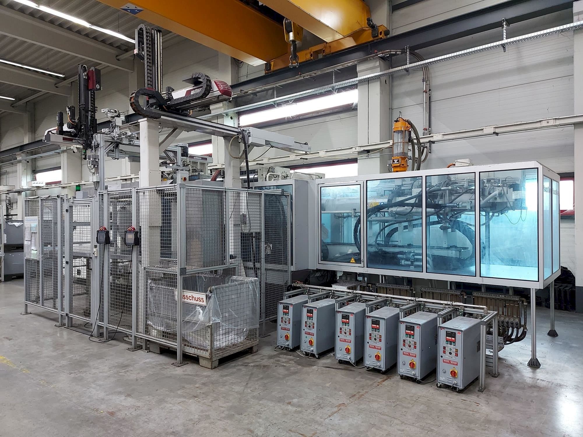 Vooraanzicht  van Krauss Maffei 650 Tandem  machine