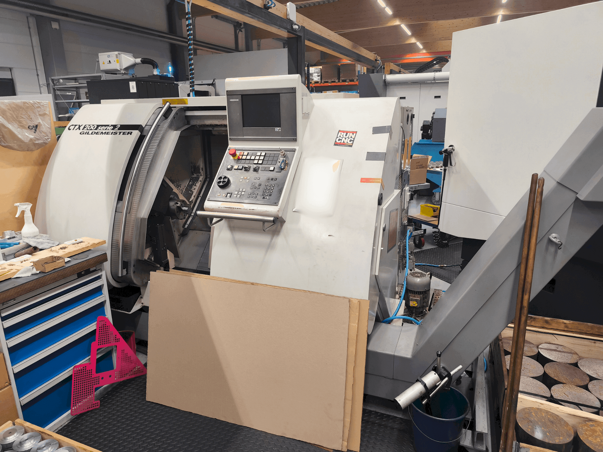 Vooraanzicht  van Gildemeister CTX 200 Serie 2  machine