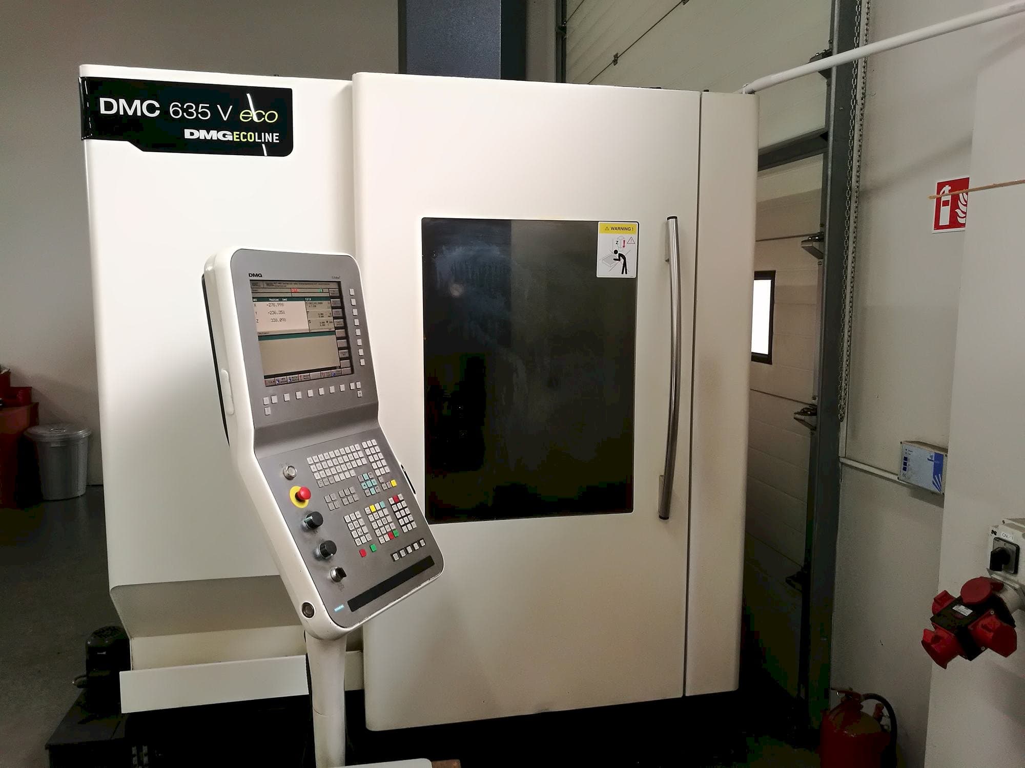 Vooraanzicht  van DMG DMC 635 V Eco  machine