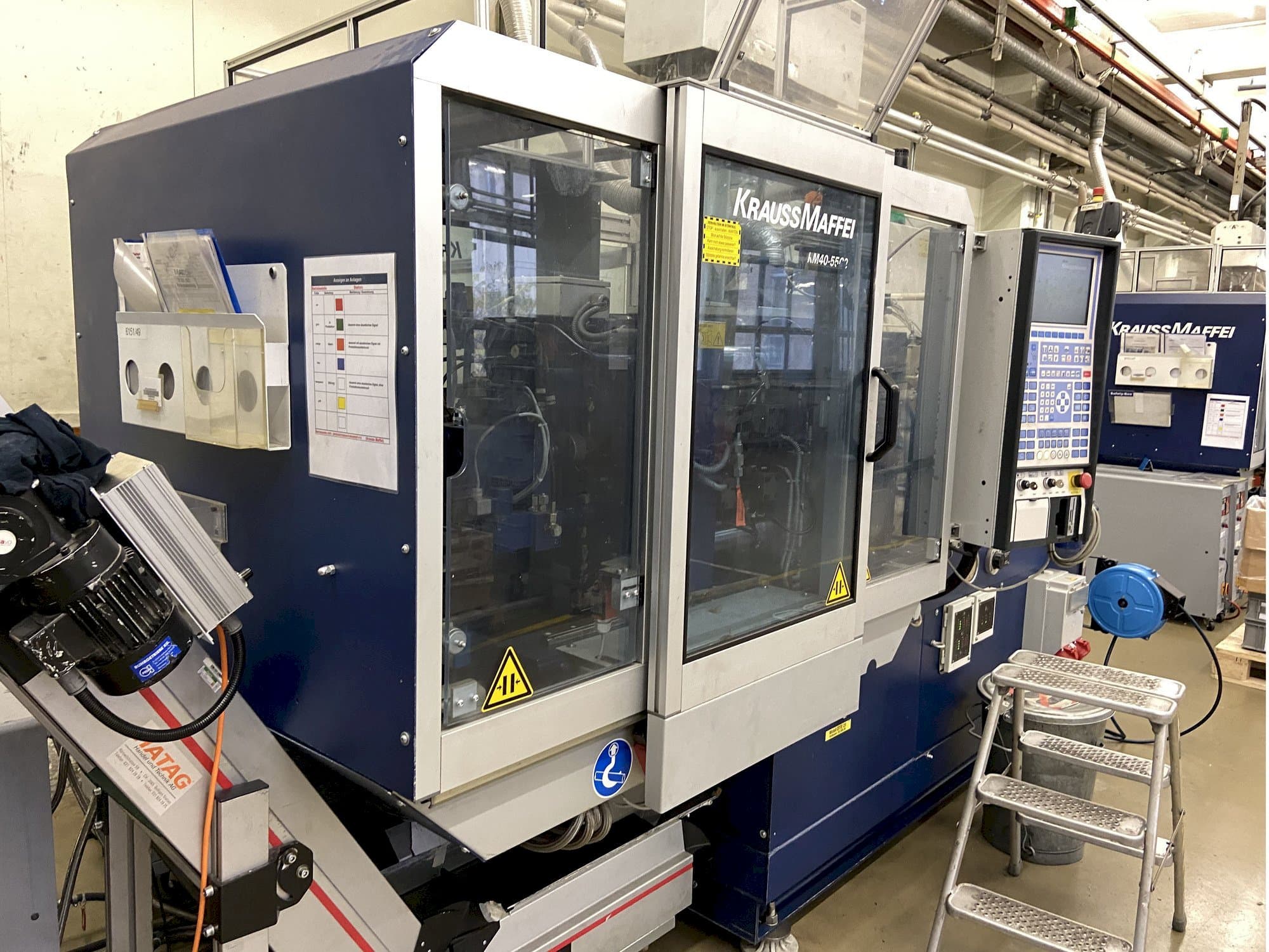 Vooraanzicht  van Krauss Maffei 40-55 C2  machine