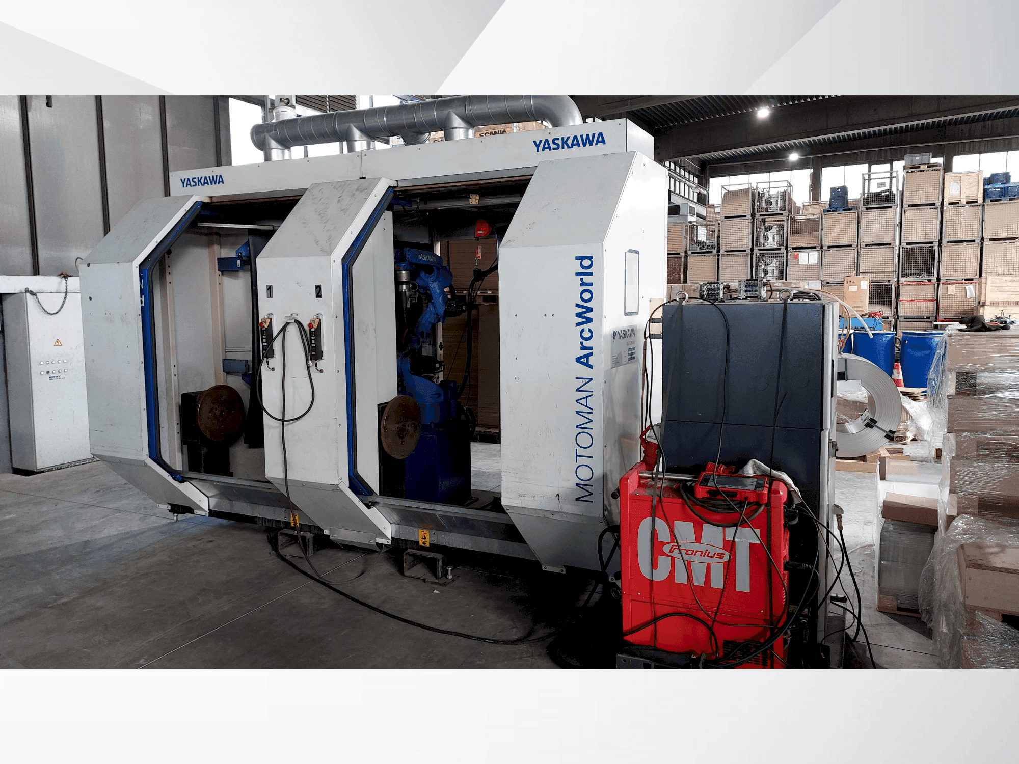 Vooraanzicht  van Yaskawa Motoman ArcWorld  machine