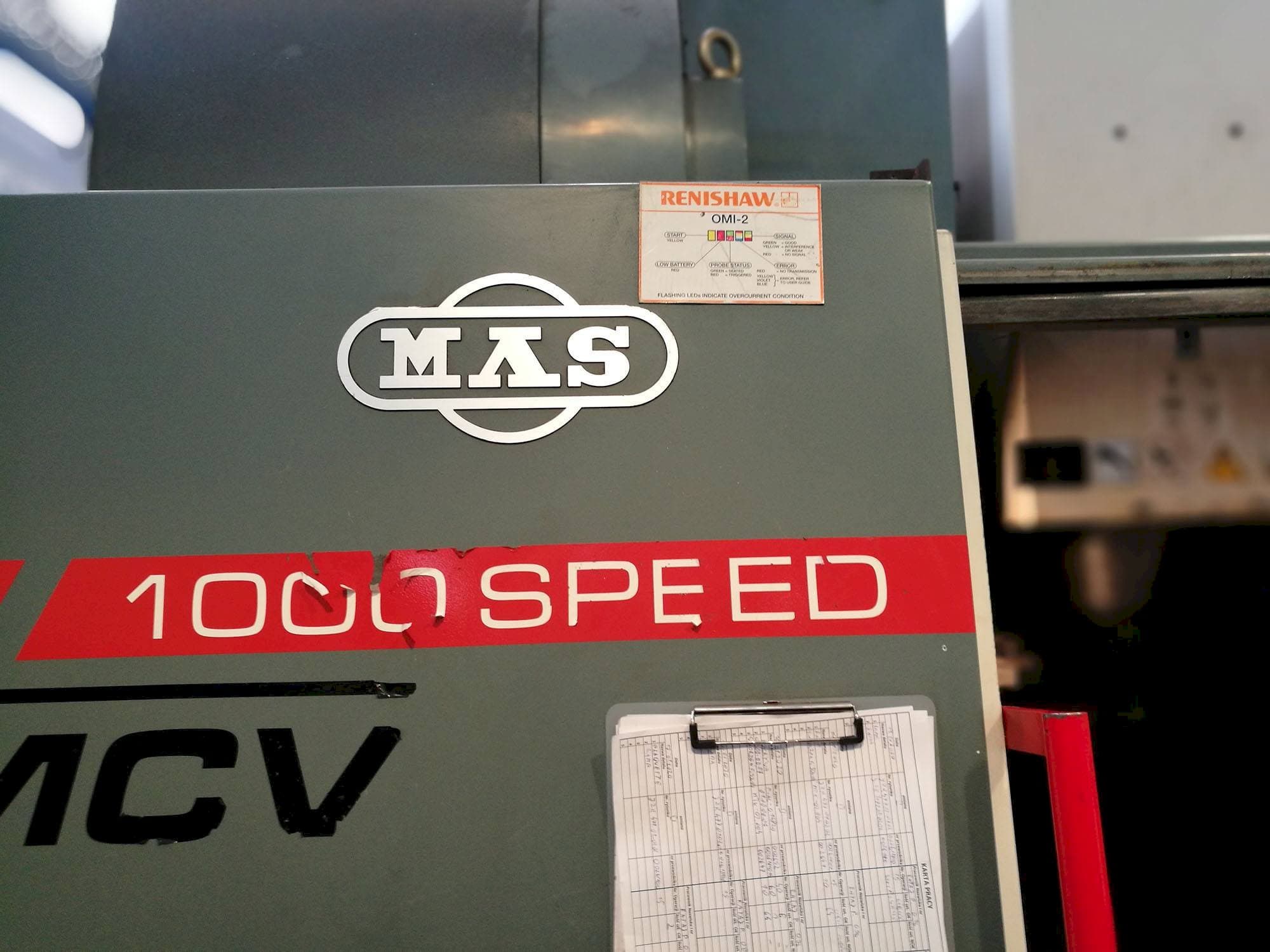 Vooraanzicht  van KOVOSVIT MAS MCV 1000 SPEED  machine