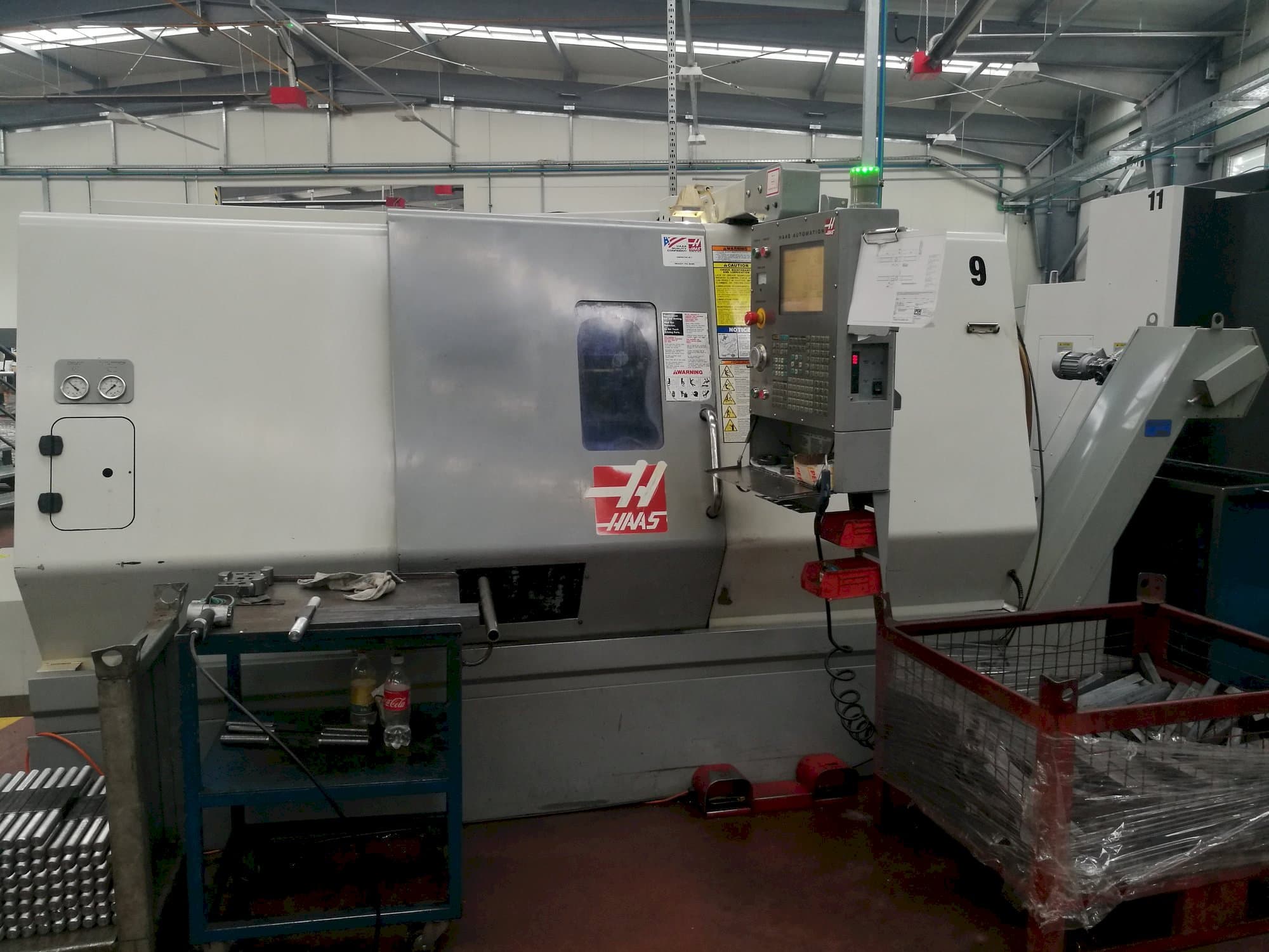 Vooraanzicht van HAAS SL-30THE machine