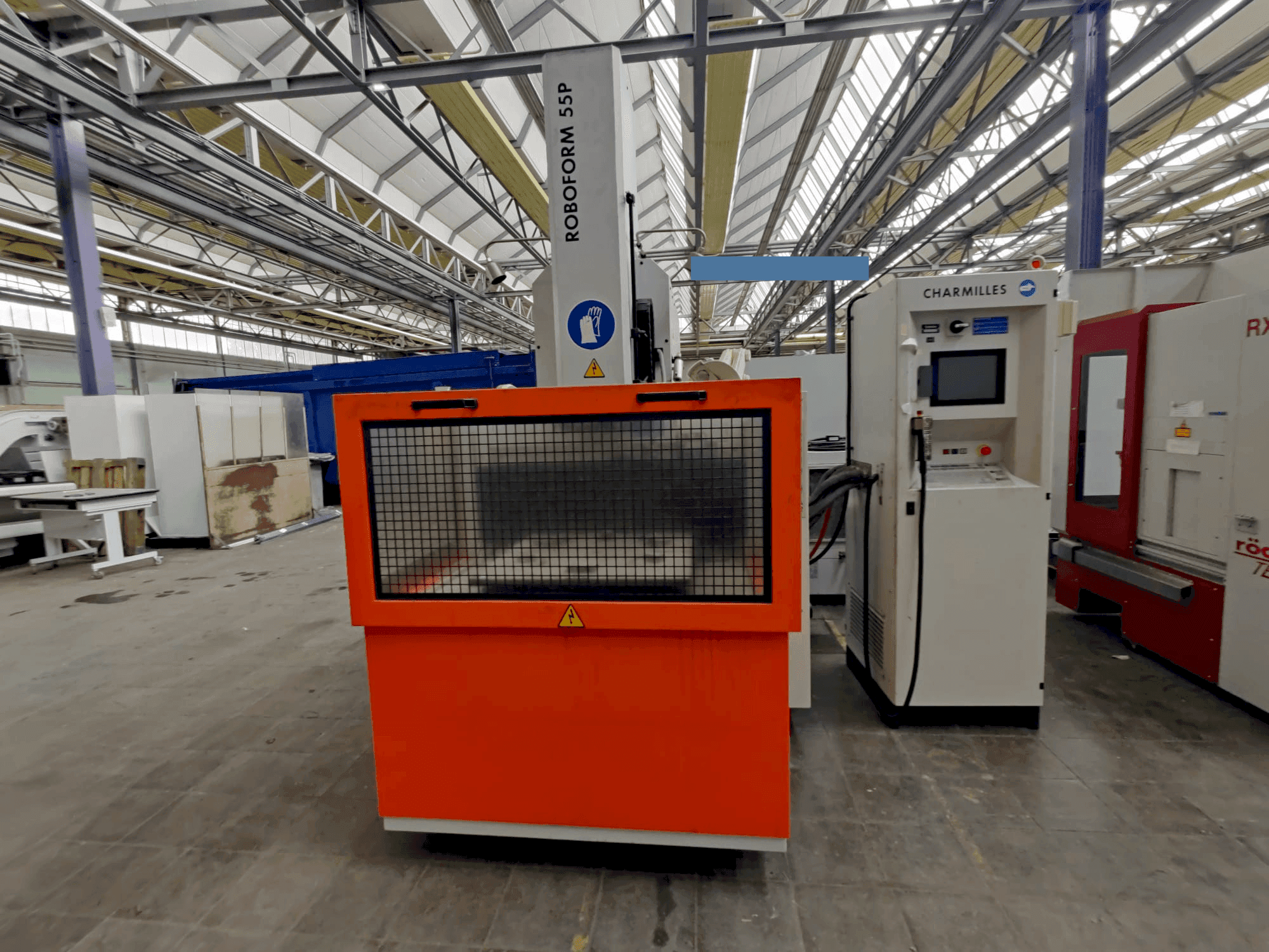 Vooraanzicht  van CHARMILLES ROBOFORM 55P  machine