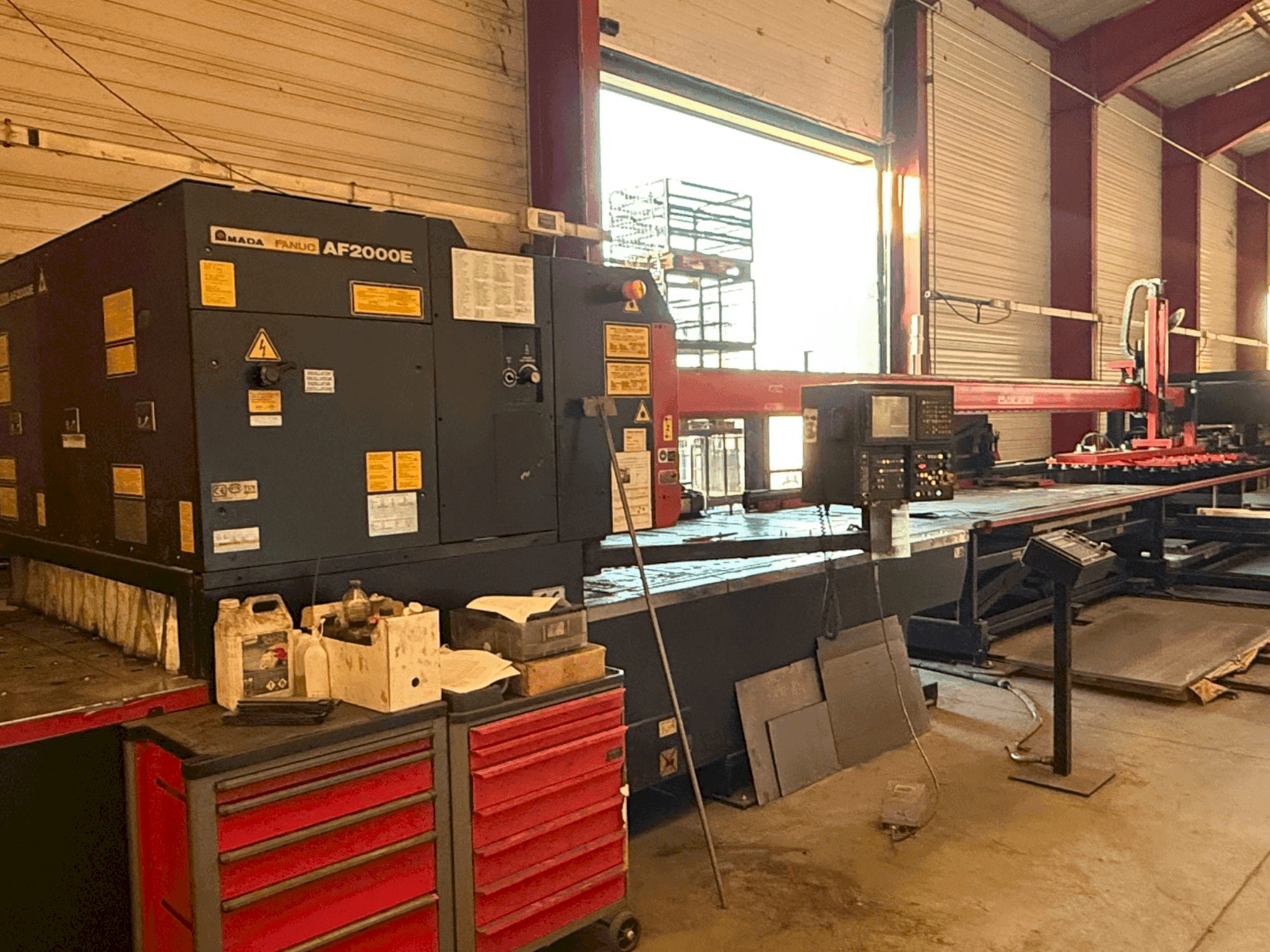 Vooraanzicht  van AMADA LC2415 alpha3  machine