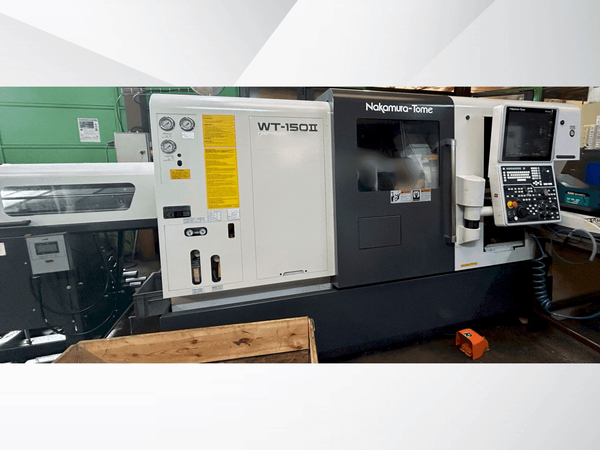 Vooraanzicht  van NAKAMURA-TOME WT 150  machine