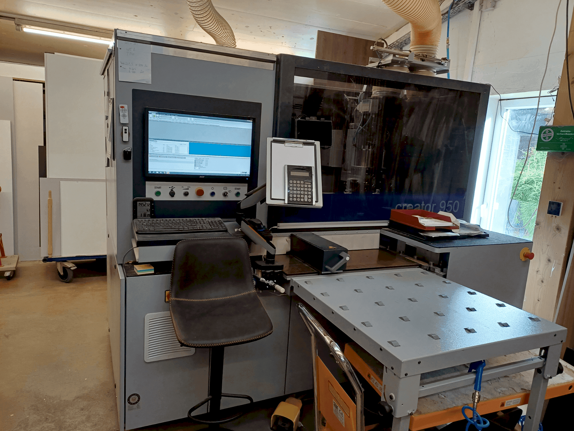 Vooraanzicht  van FORMAT4 CNC CREATOR 950  machine
