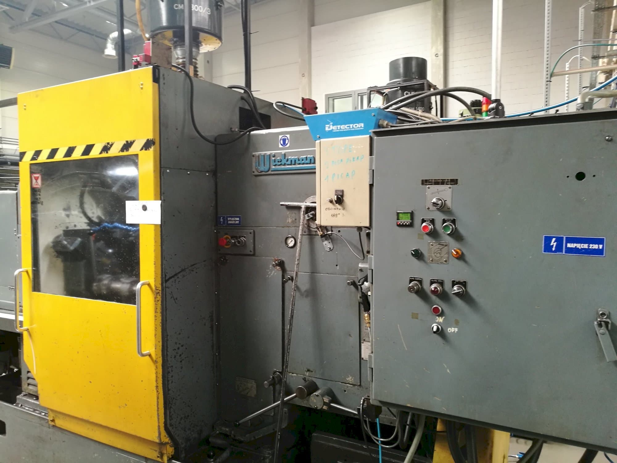 Vooraanzicht  van Wickman 2  1/4"-6  machine