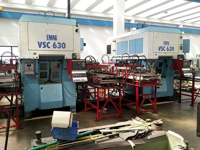 Linkerzijdeaanzicht  van EMAG VSC 630  machine