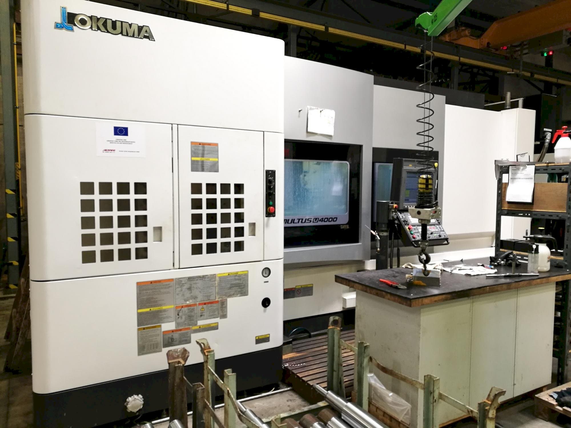 Vooraanzicht  van Okuma Multus U4000 1SC-2000  machine