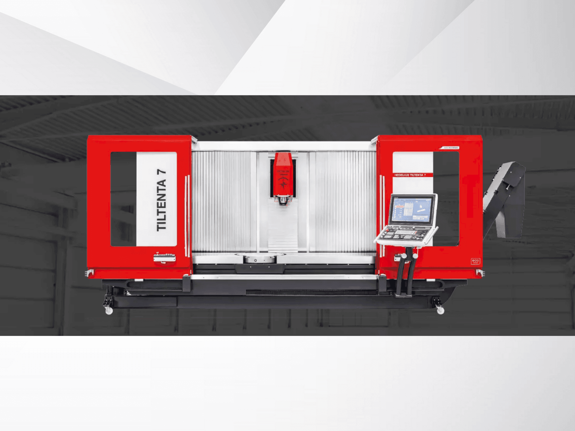 Vooraanzicht  van HEDELIUS Tiltenta 7  machine