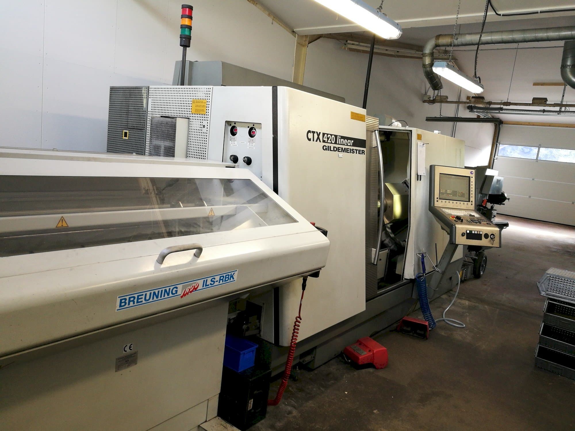 Vooraanzicht  van Gildemeister CTX 420 linear / V6  machine
