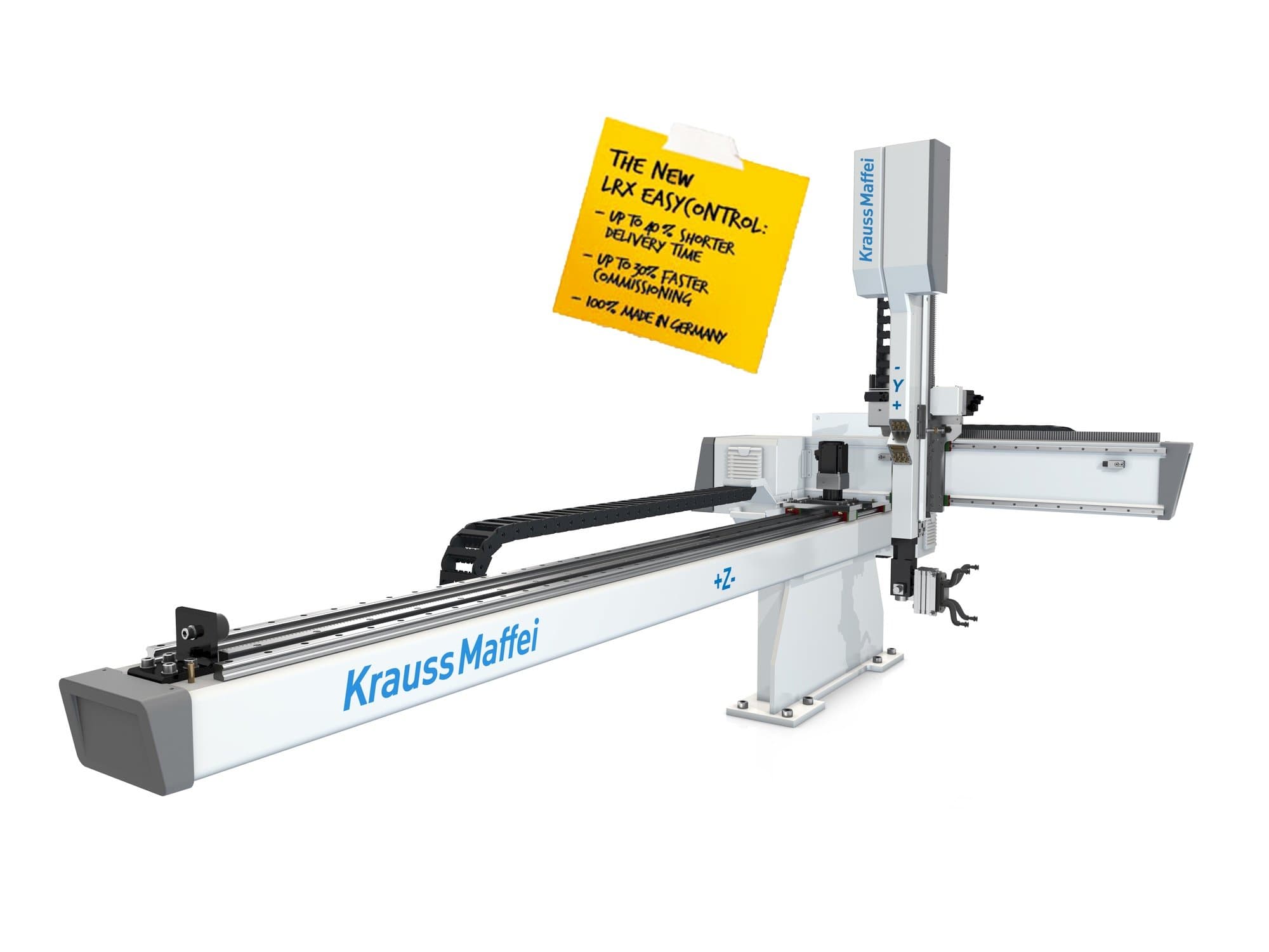 Vooraanzicht  van Krauss Maffei LRX EasyControl 50  machine