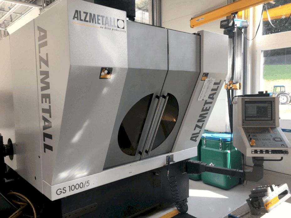 Vooraanzicht  van Alzmetall GS1000/5  machine