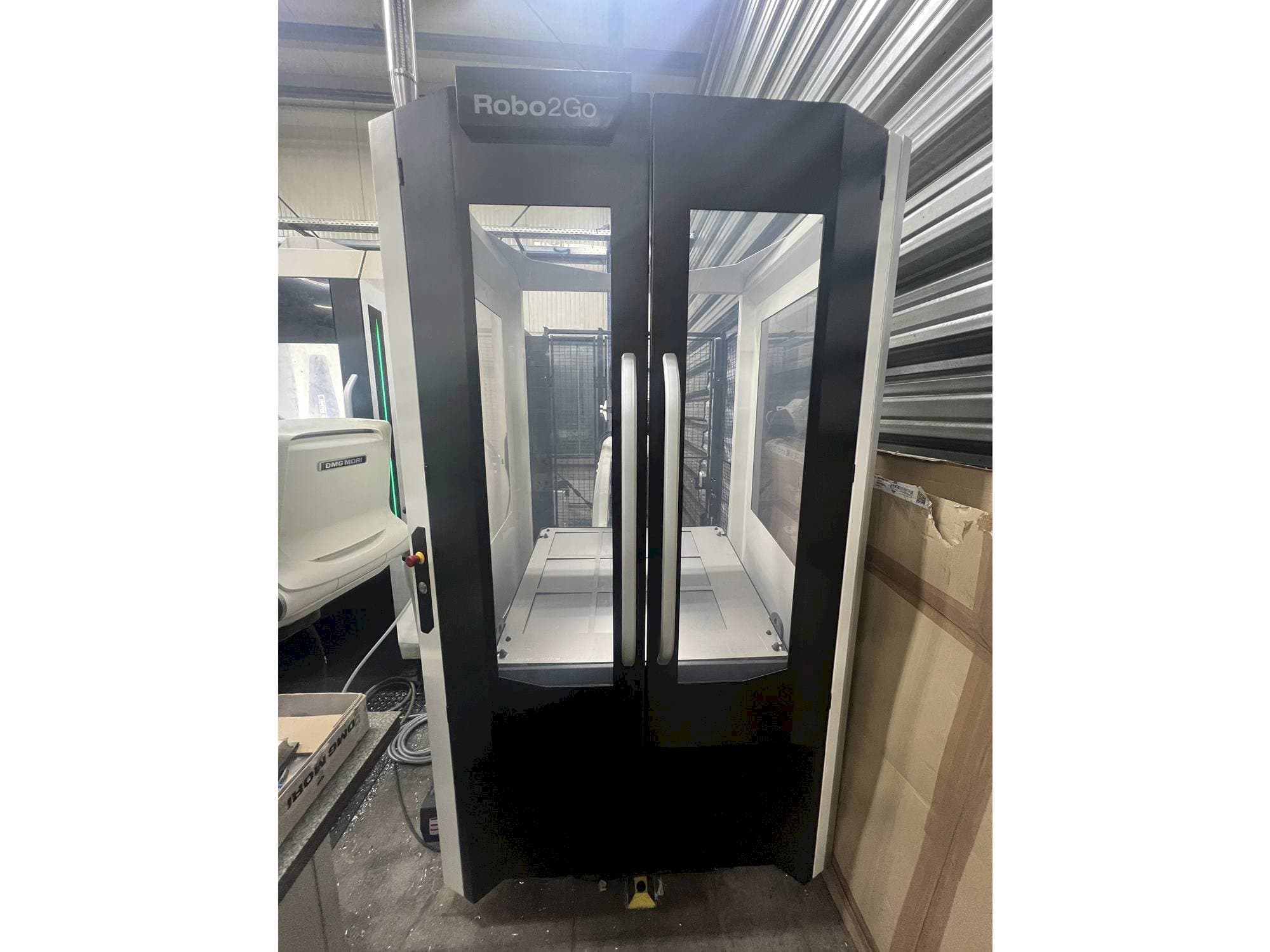 Vooraanzicht  van DMG Robo2Go  machine