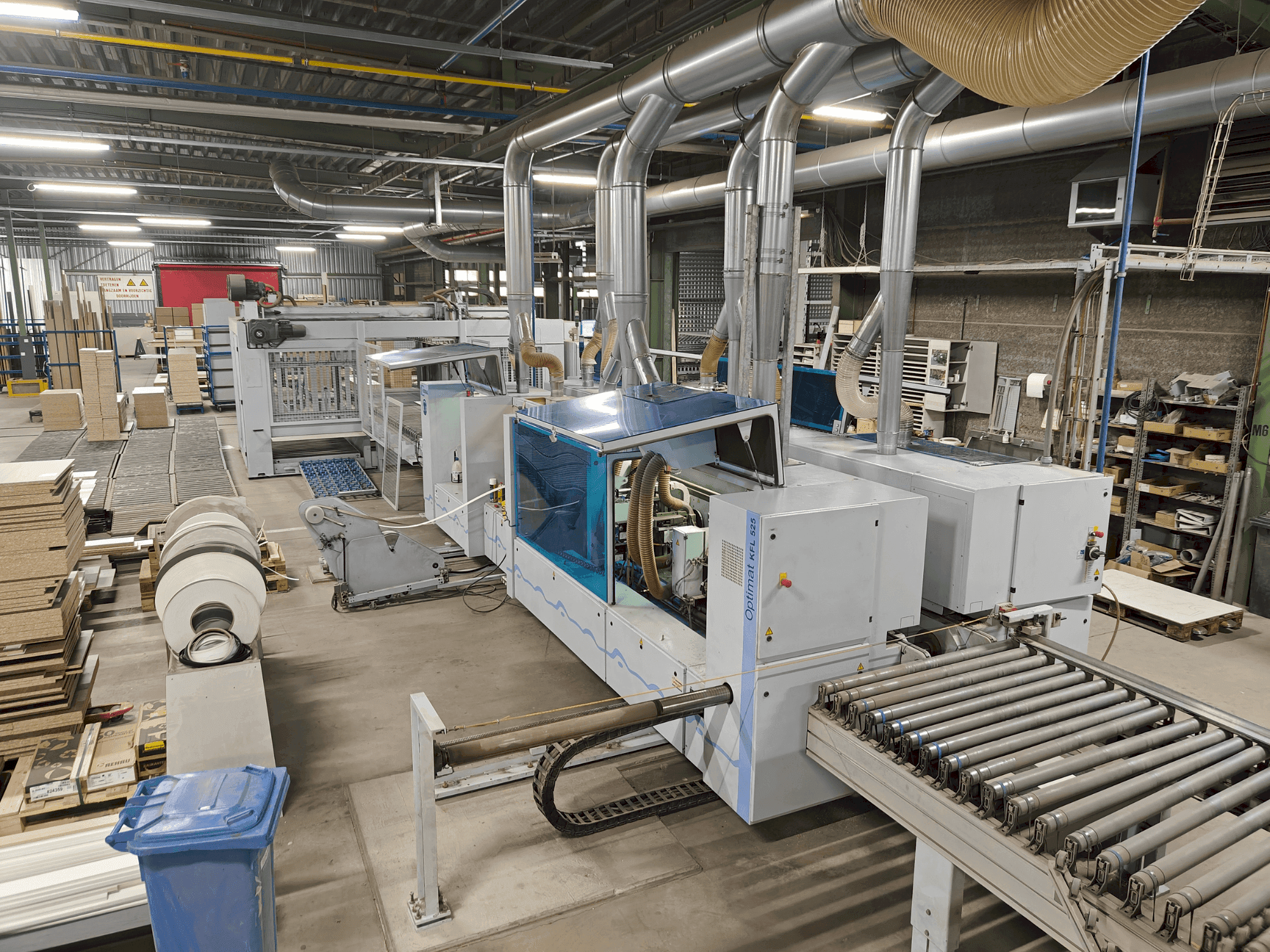 Vooraanzicht  van HOMAG Edgebanding line  machine