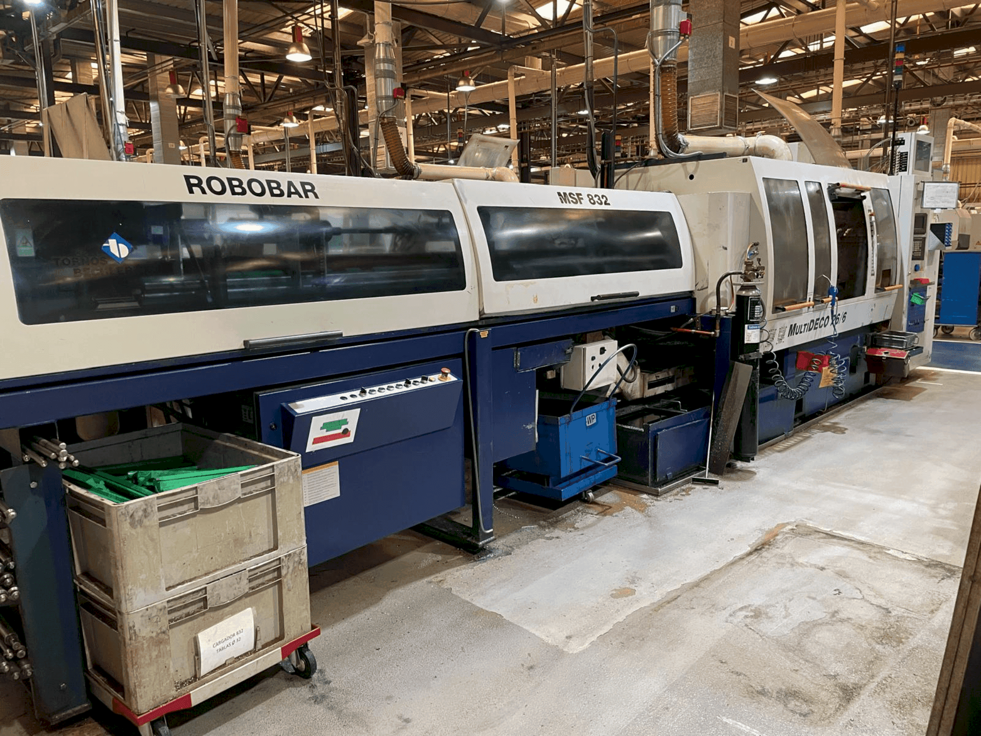 Vooraanzicht  van Tornos-Bechler MultiDeco 26-6  machine