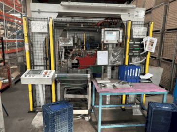 Vooraanzicht van Transfluid DB 650 ST-SPS machine