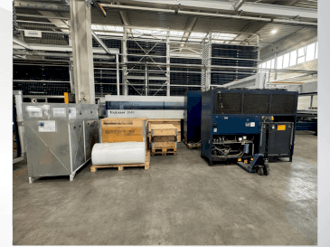 Vooraanzicht van TRUMPF TruLaser 3040 machine