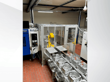 Vooraanzicht van FANUC M710 iC 70 machine