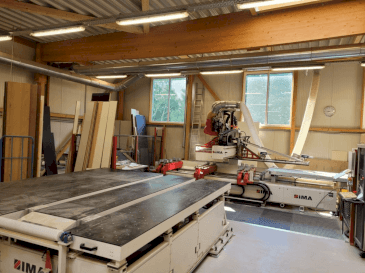 Vooraanzicht  van IMA BIMA CUT 120/300  machine