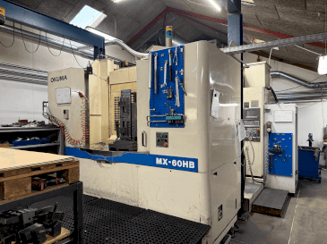Vooraanzicht  van Okuma MX-60HB  machine