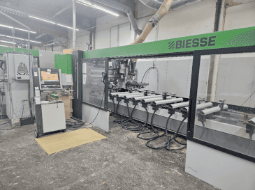 Vooraanzicht  van BIESSE WINDOW PRODUCTION LINE WEINIG / BIESSE  machine
