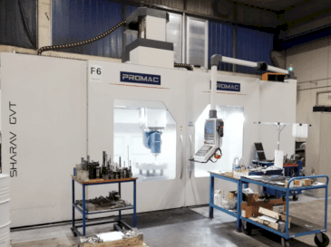 Vooraanzicht  van PROMAC SHARAV GTV 3.5  machine