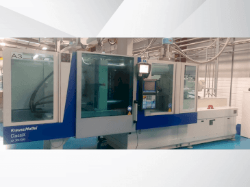 Vooraanzicht van Krauss Maffei ClassiX 300-1000 CX machine