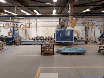 Vooraanzicht  van HOMAG WEEKE Profi BMG 611/60/15/F/AP  machine